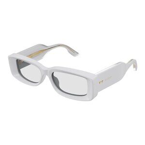 NWT Gucci GG1528S-005 White Oval 53mm Sunglasses